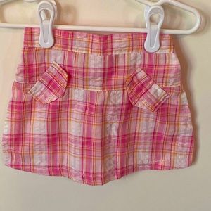 5/$20 Girl’s 90's Coney Isle Preppy Plaid Skort
